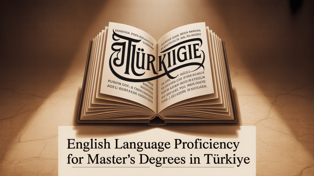 English Language Proficiency Requirements (TOEFL/IELTS) for Master's in Turkey