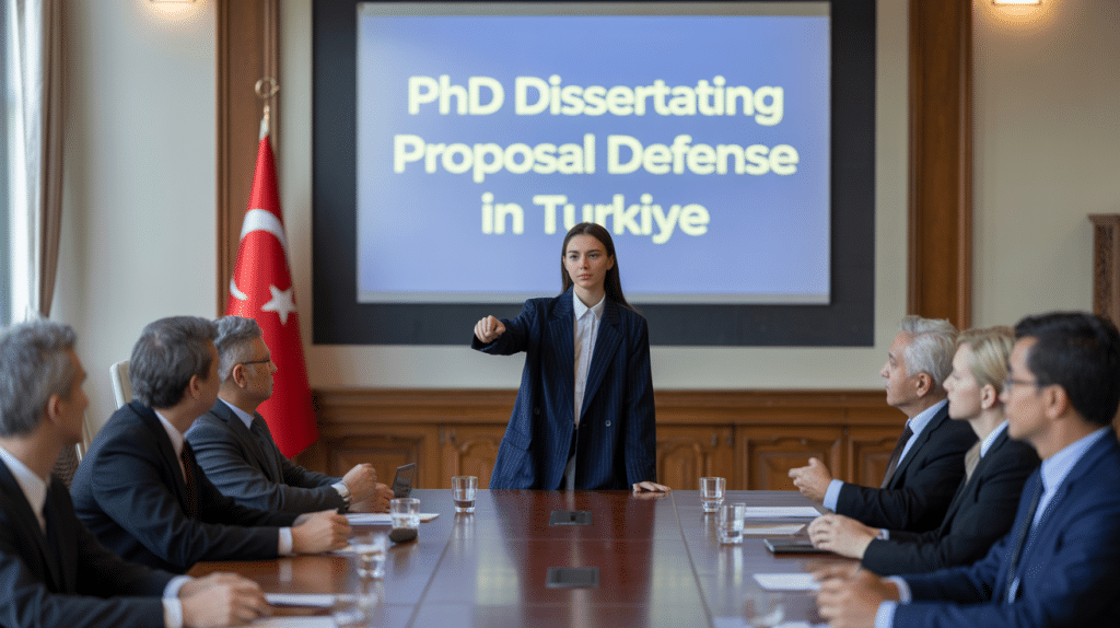 The PhD Dissertation Proposal Defense in Turkey