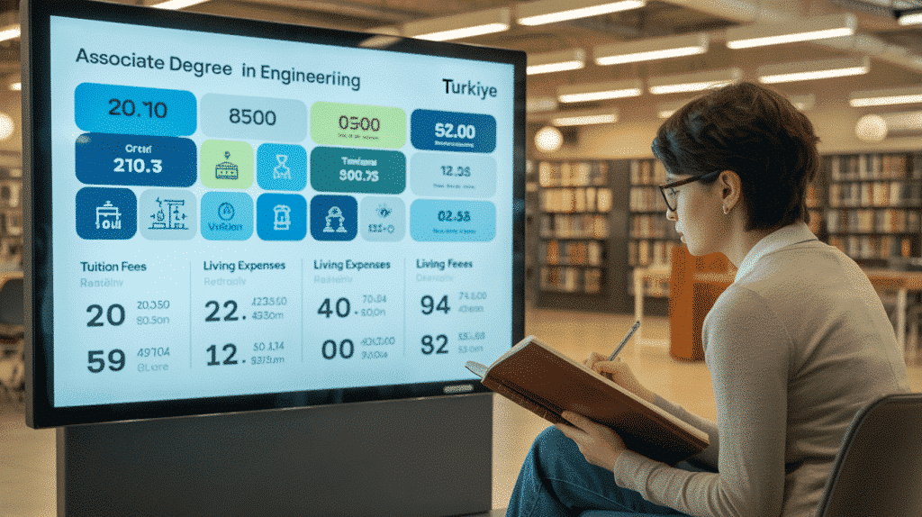 Cost Breakdown for a Associate Degree in Engineering in Turkey
