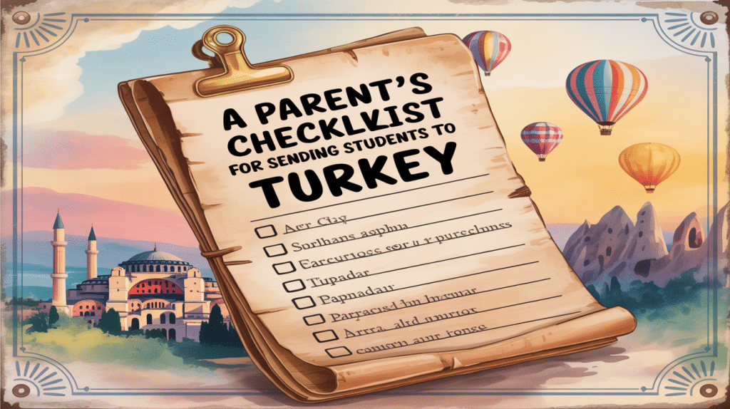 A Parent's Checklist for Sending Students to Turkey
