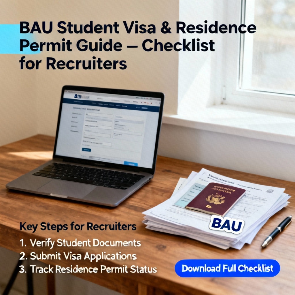 BAU student visa and residence permit guide