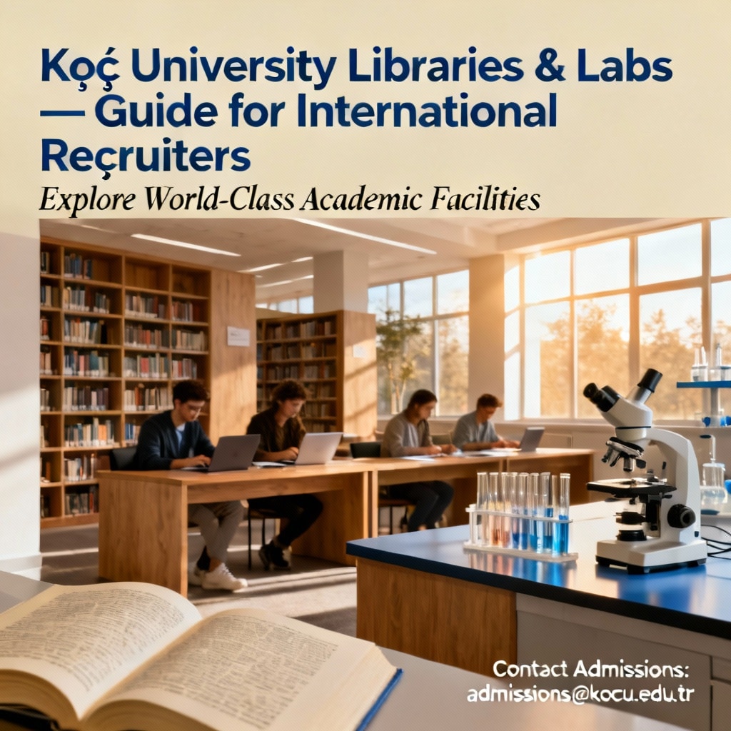 Koç University libraries and labs