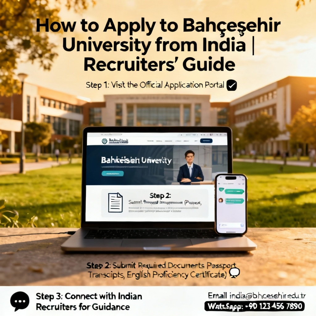 Bahçeşehir University how to apply from India