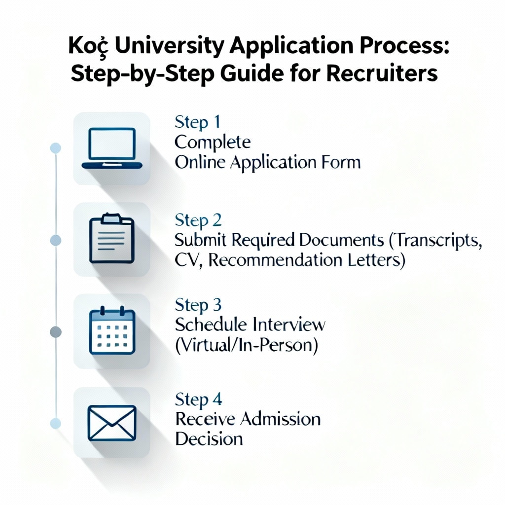 Koç University application process step by step