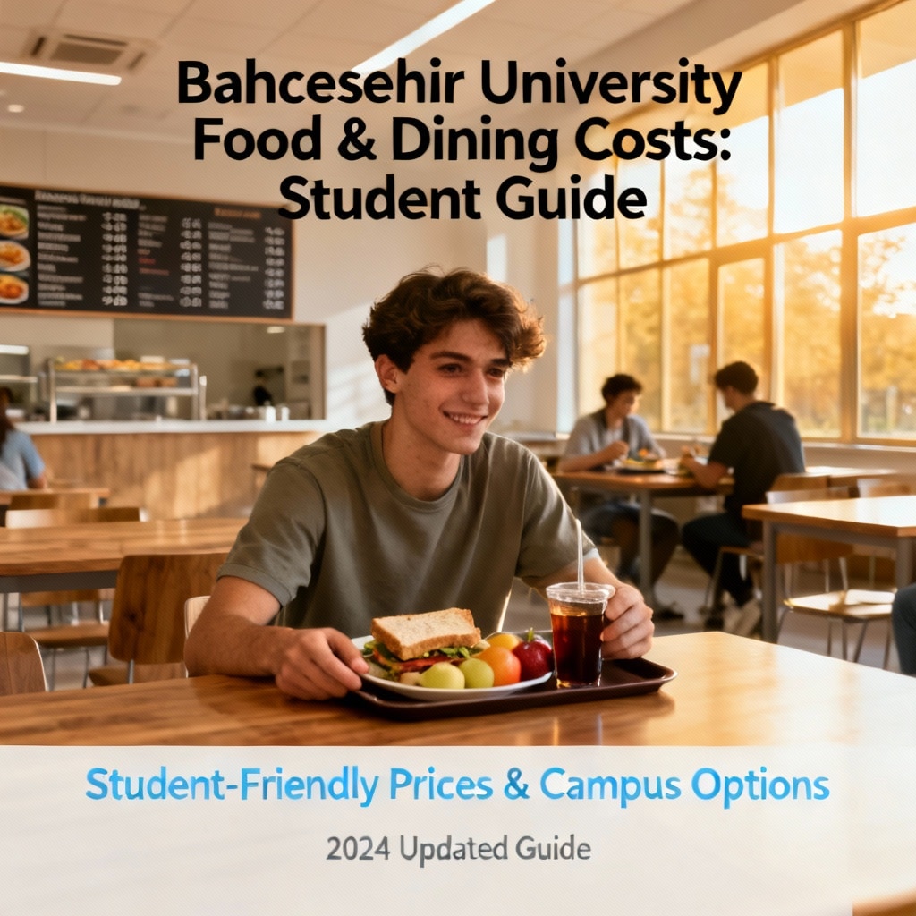 Bahçeşehir University food and dining costs