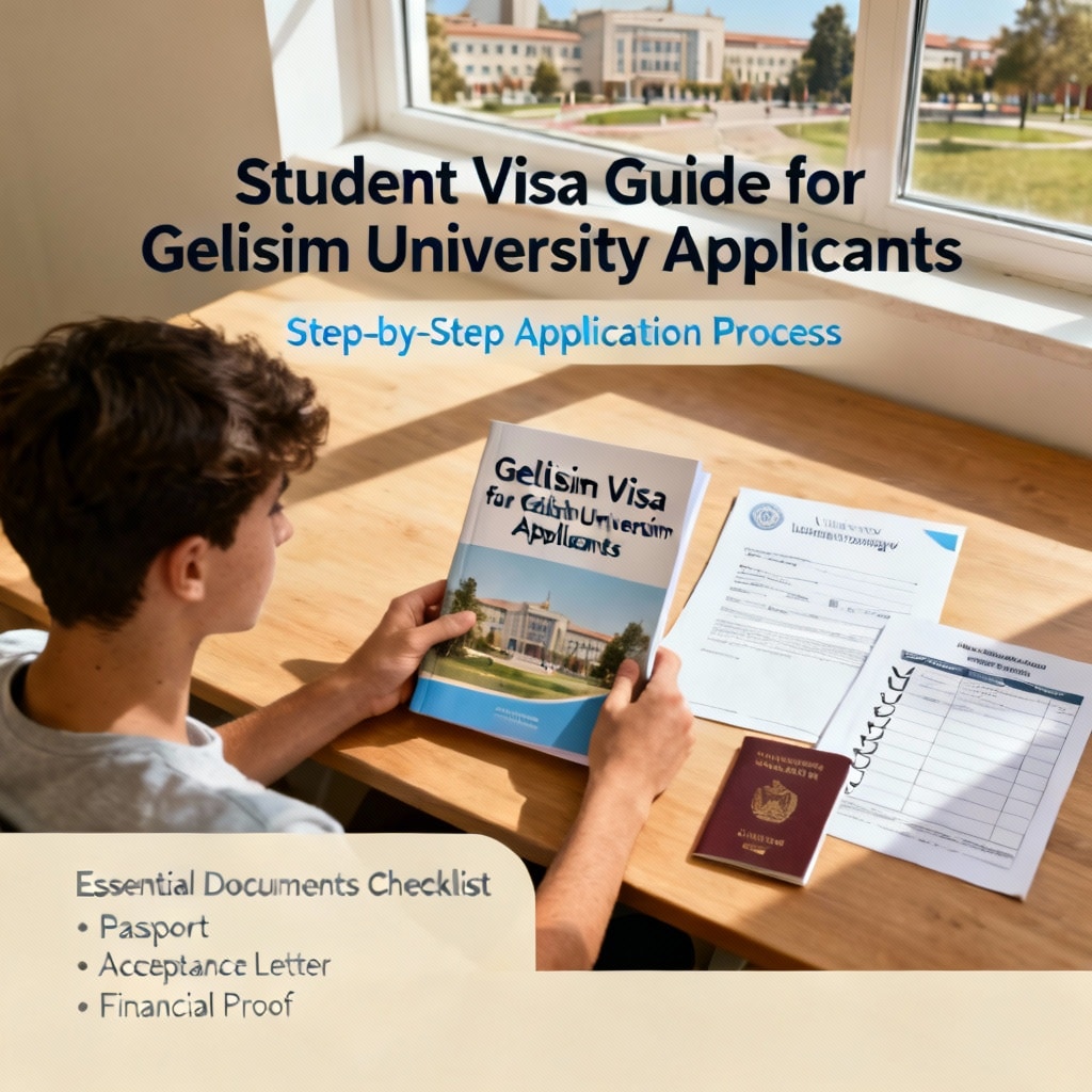 Student visa process for Gelişim University applicants