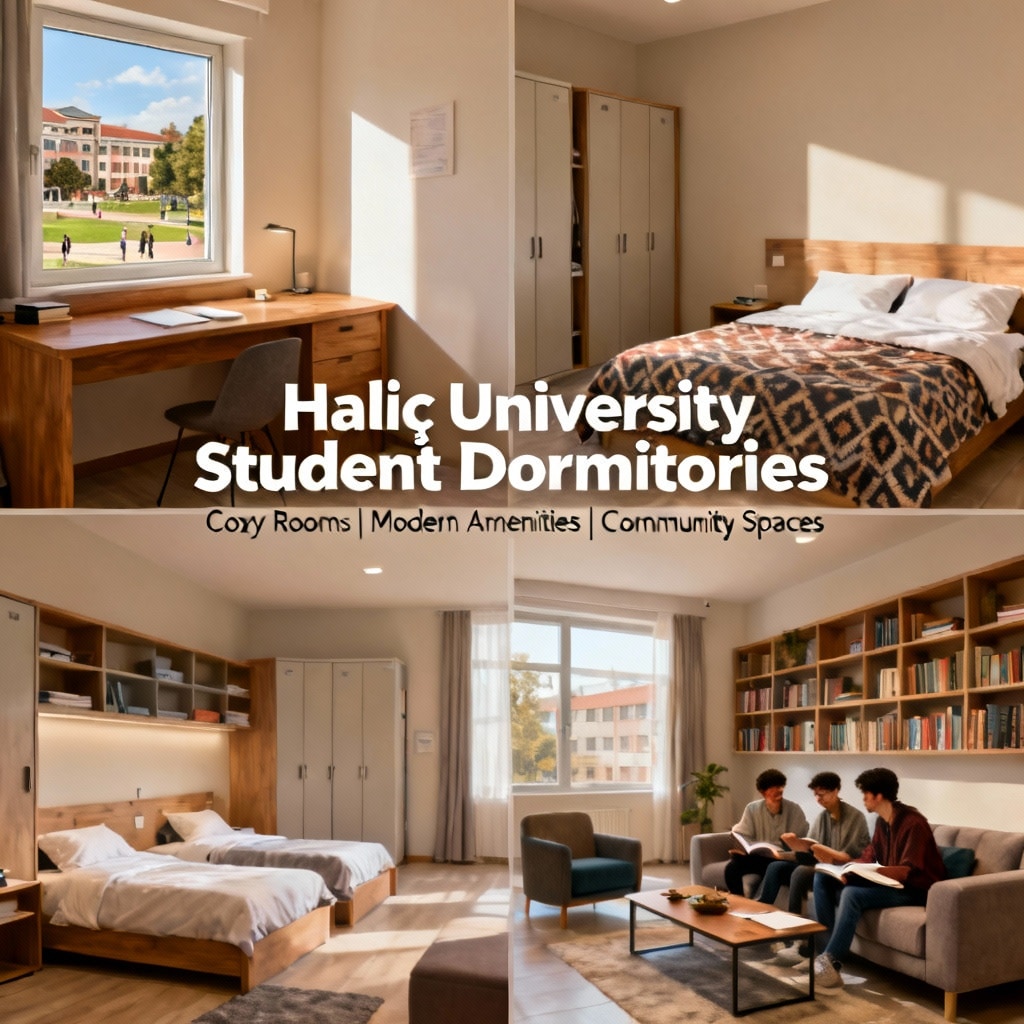 Student dormitory options at Haliç University