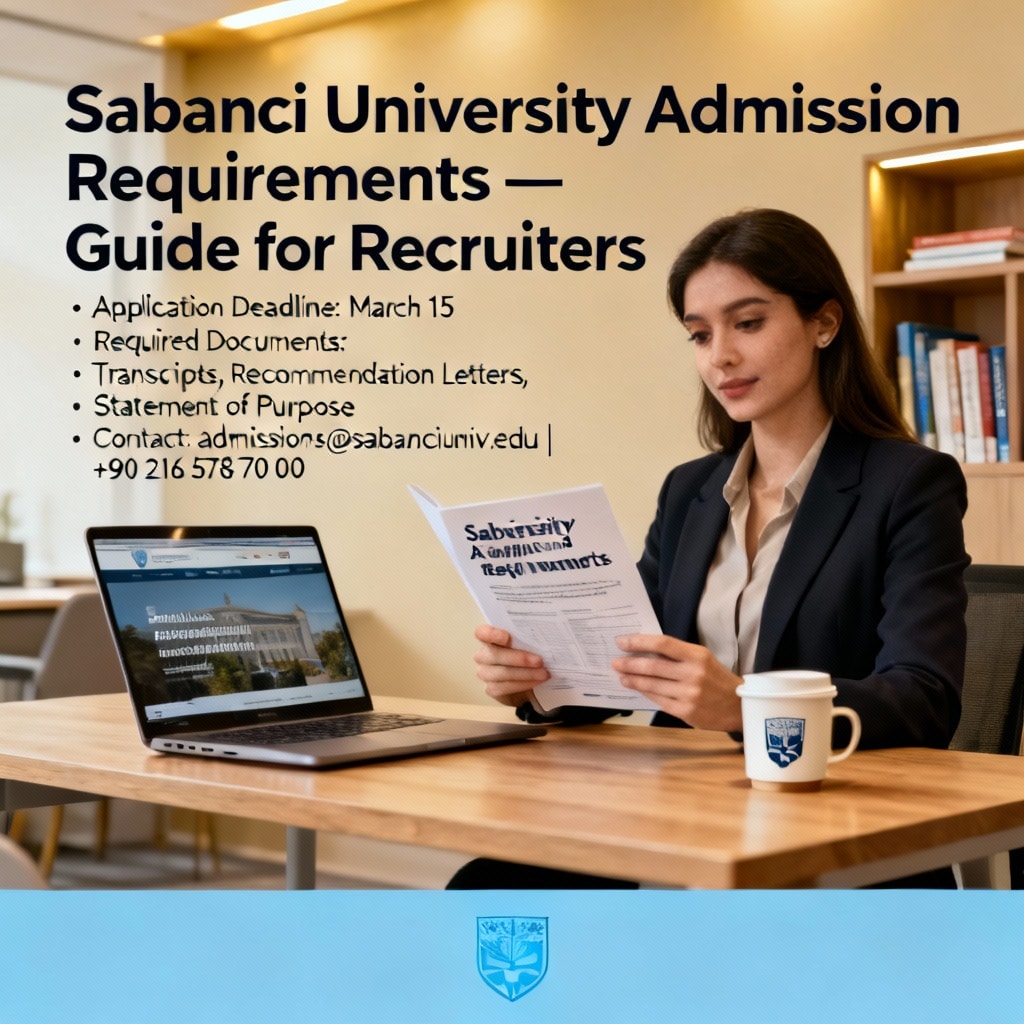 Sabancı University admission requirements