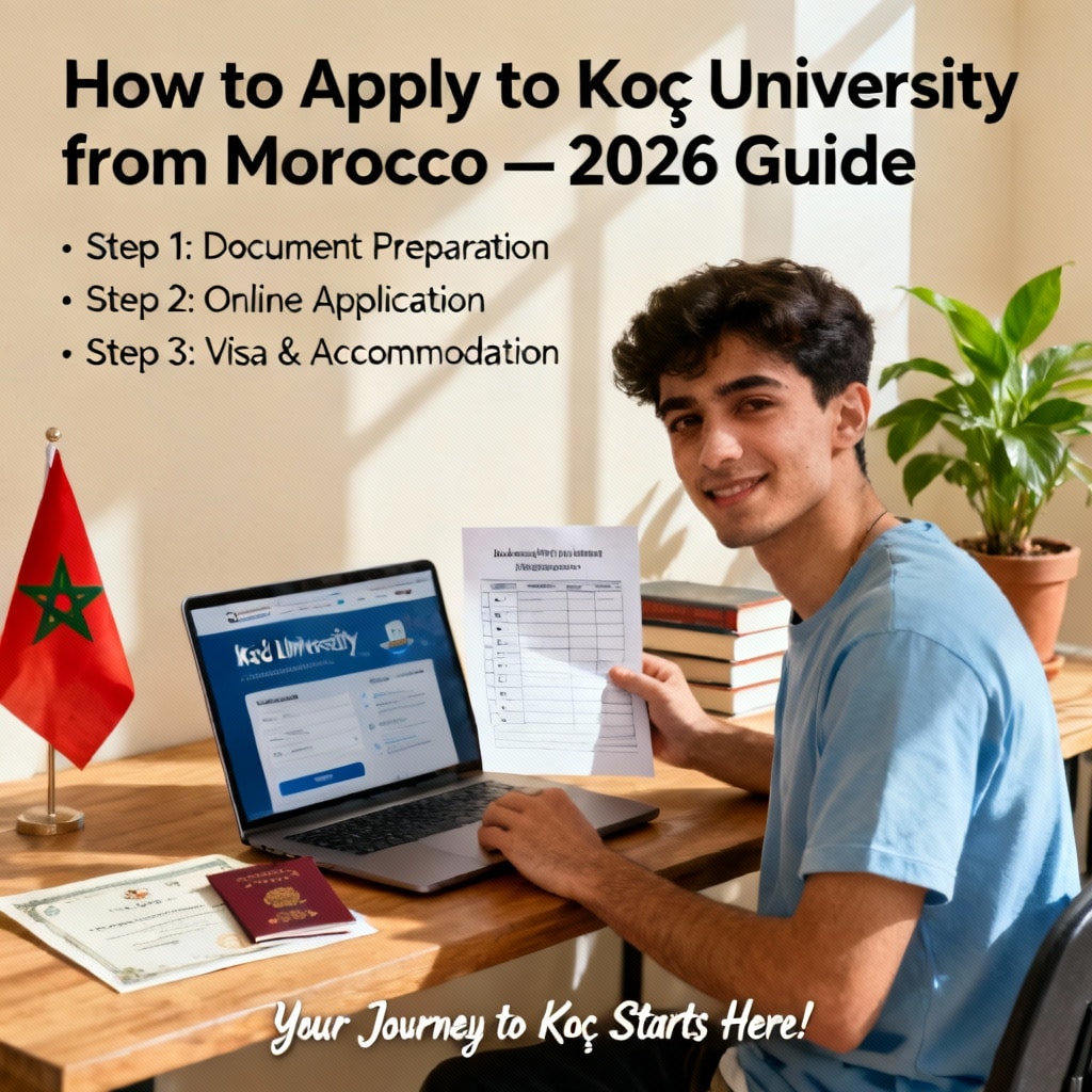 Koç University how to apply from Morocco 2026 guide