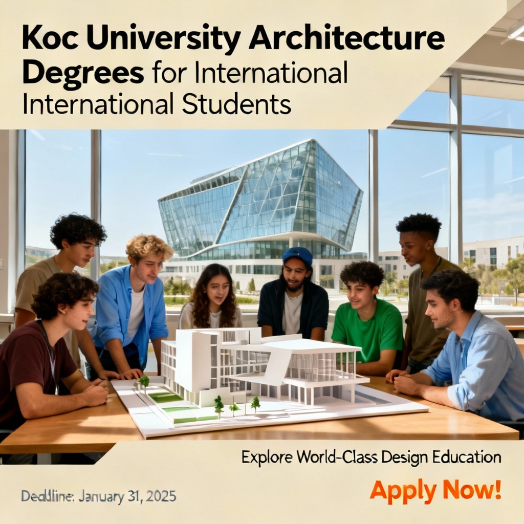 Koç University architecture degrees for foreigners