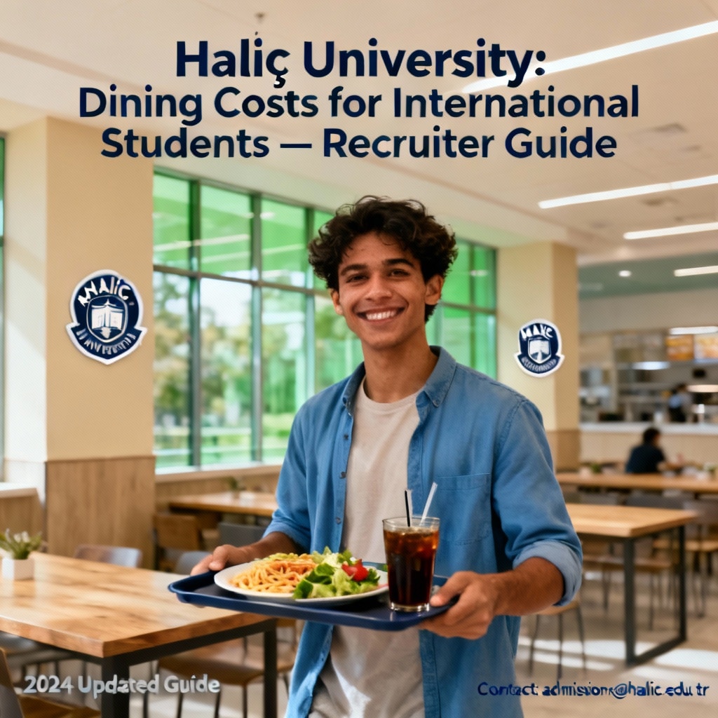 Haliç University food and dining costs for international students
