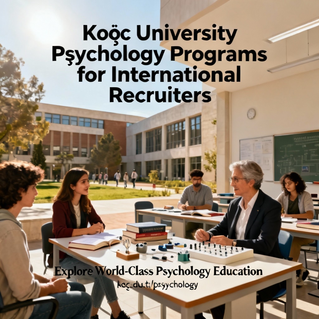 Koç University psychology programs for foreigners