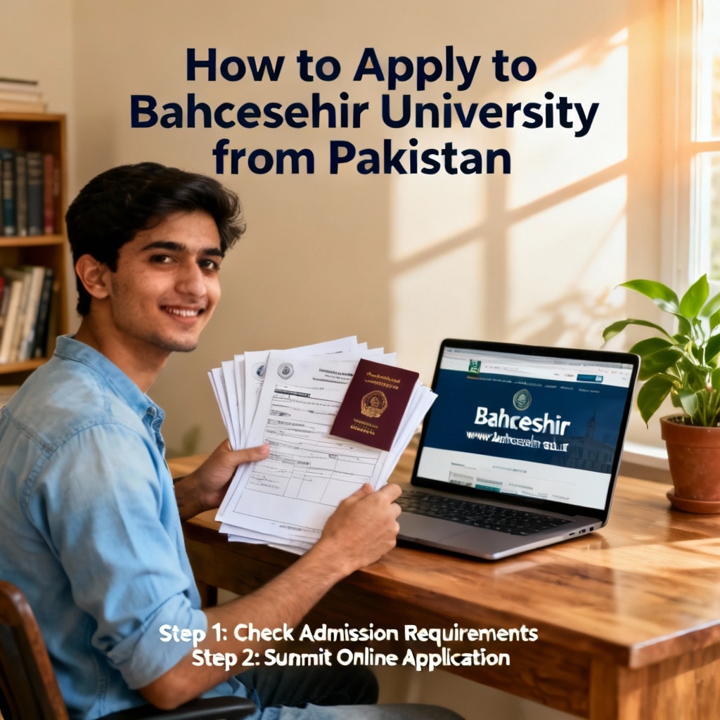 Bahçeşehir University how to apply from Pakistan for foreigners