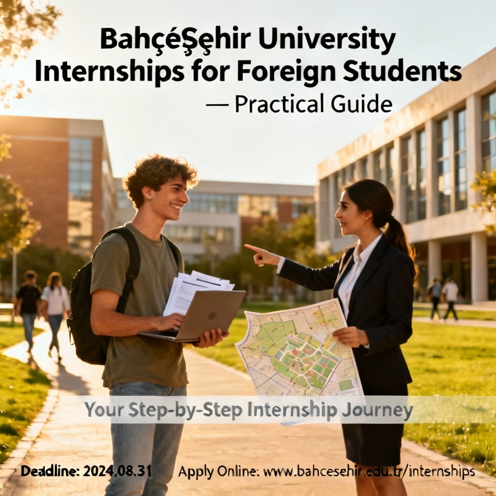 Bahçeşehir University internship opportunities for foreigners