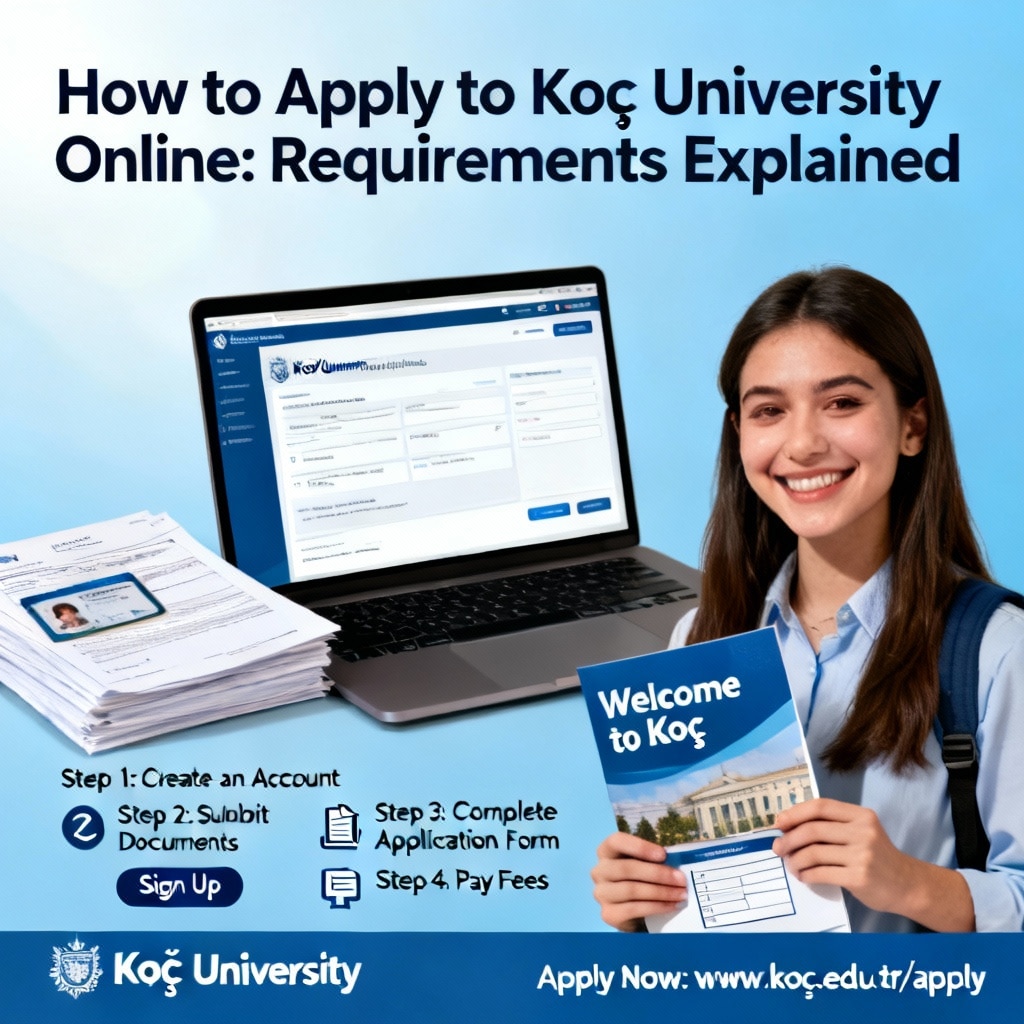 Koç University how to apply online requirements explained