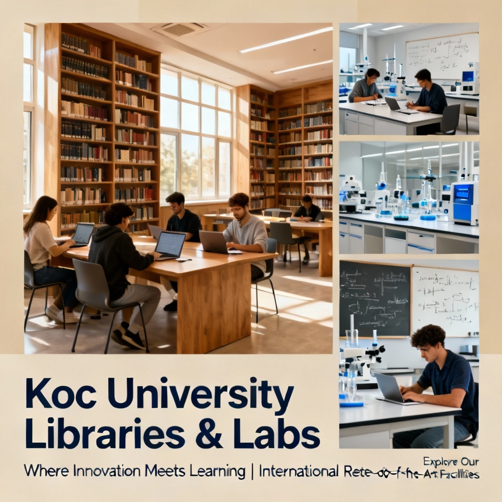Koç University libraries and labs for foreigners