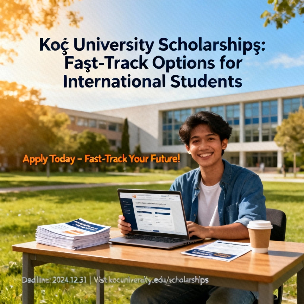 Koç University scholarships for international students fast-track options