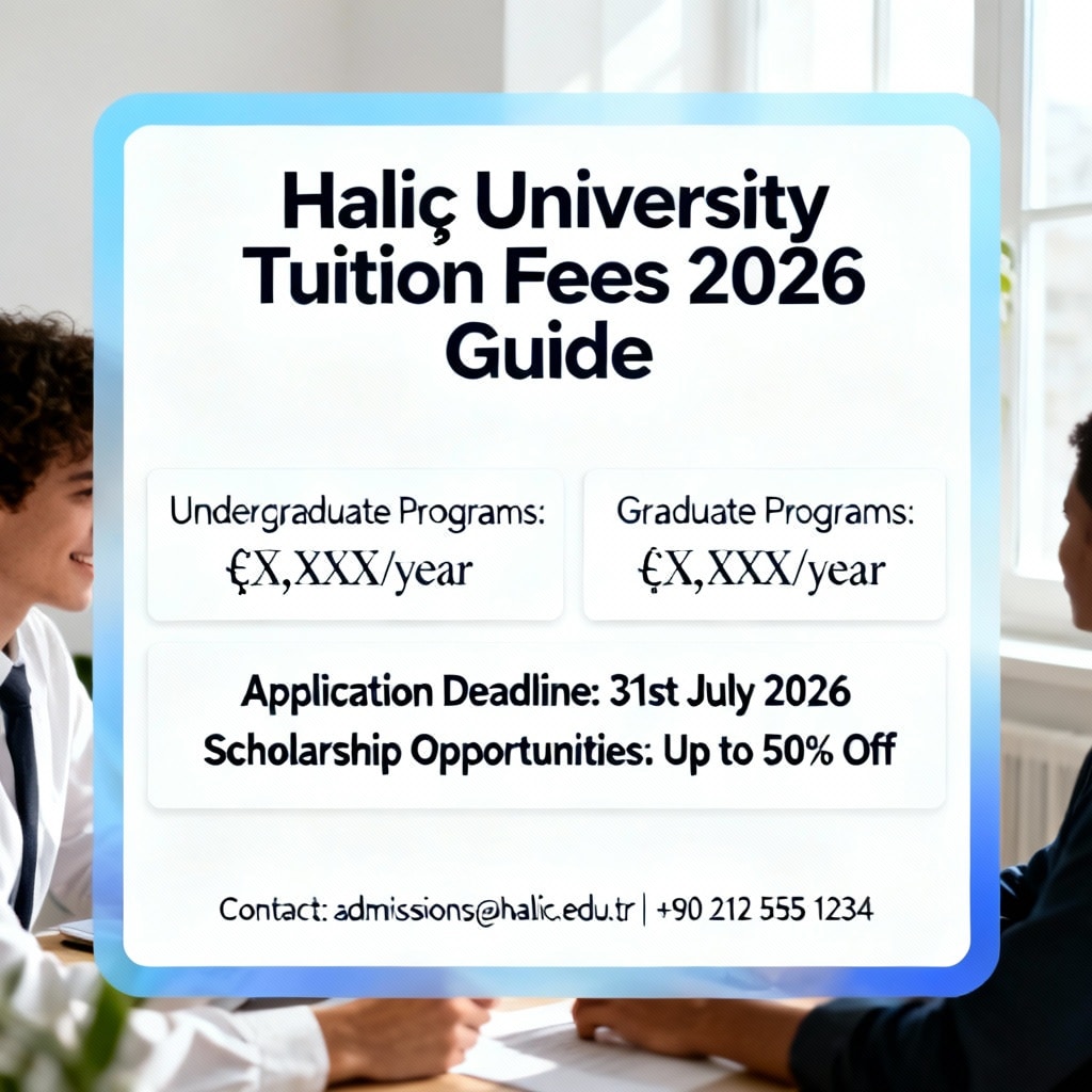Haliç University tuition fees 2026 2026 guide