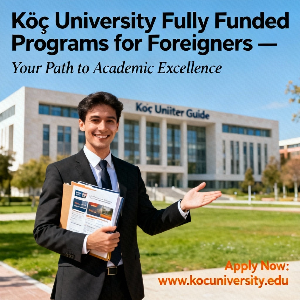Koç University fully funded programs for foreigners