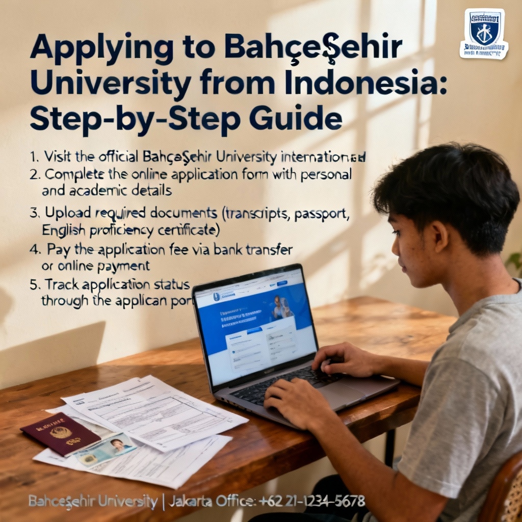 Bahçeşehir University how to apply from Indonesia for international students