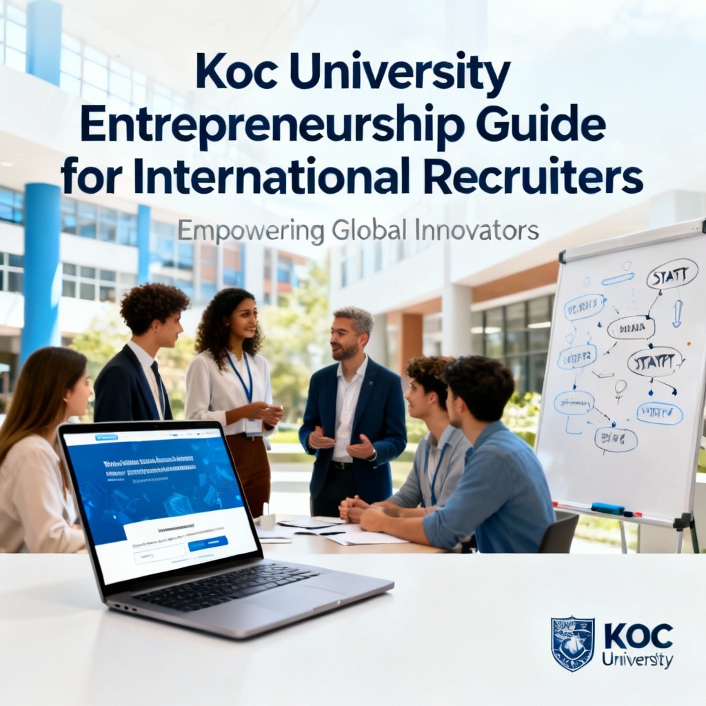 Koç University startup and entrepreneurship programs for international students