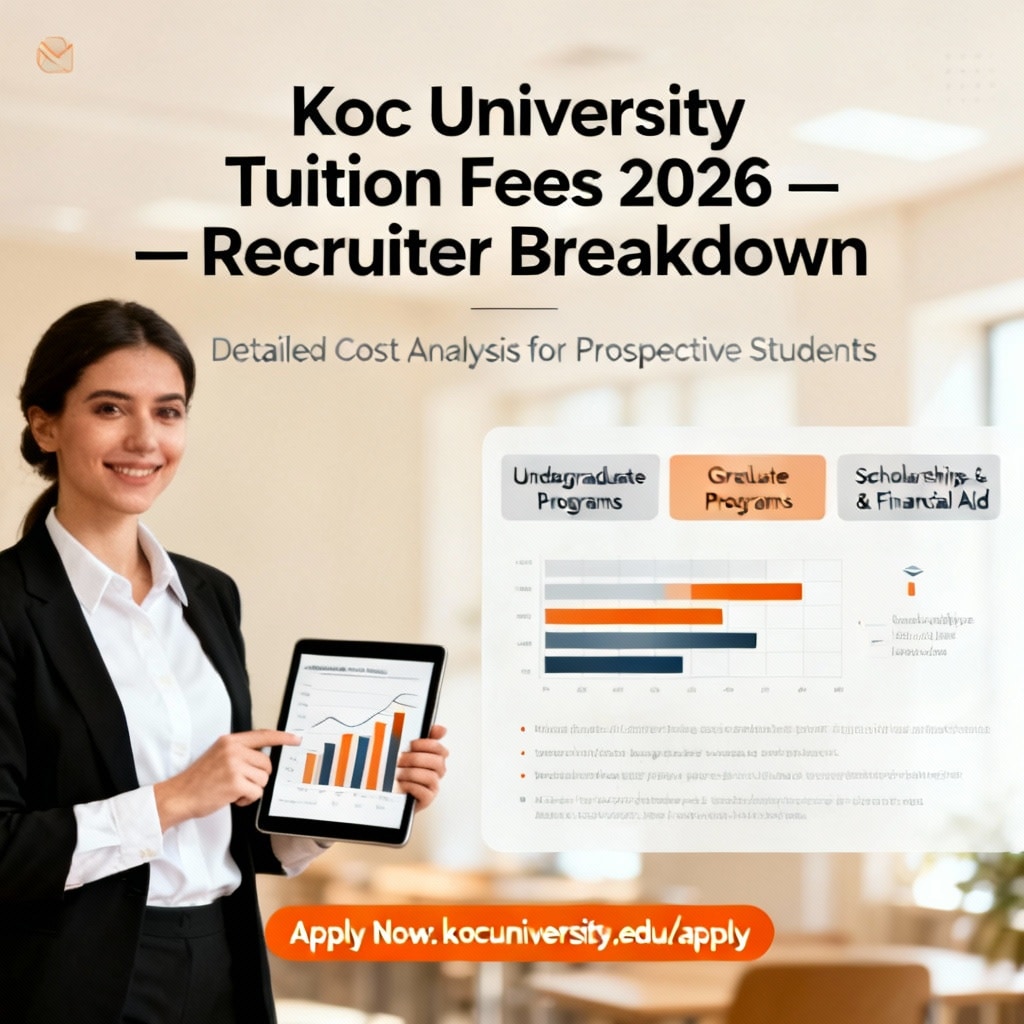 Koç University tuition fees 2026 fees breakdown