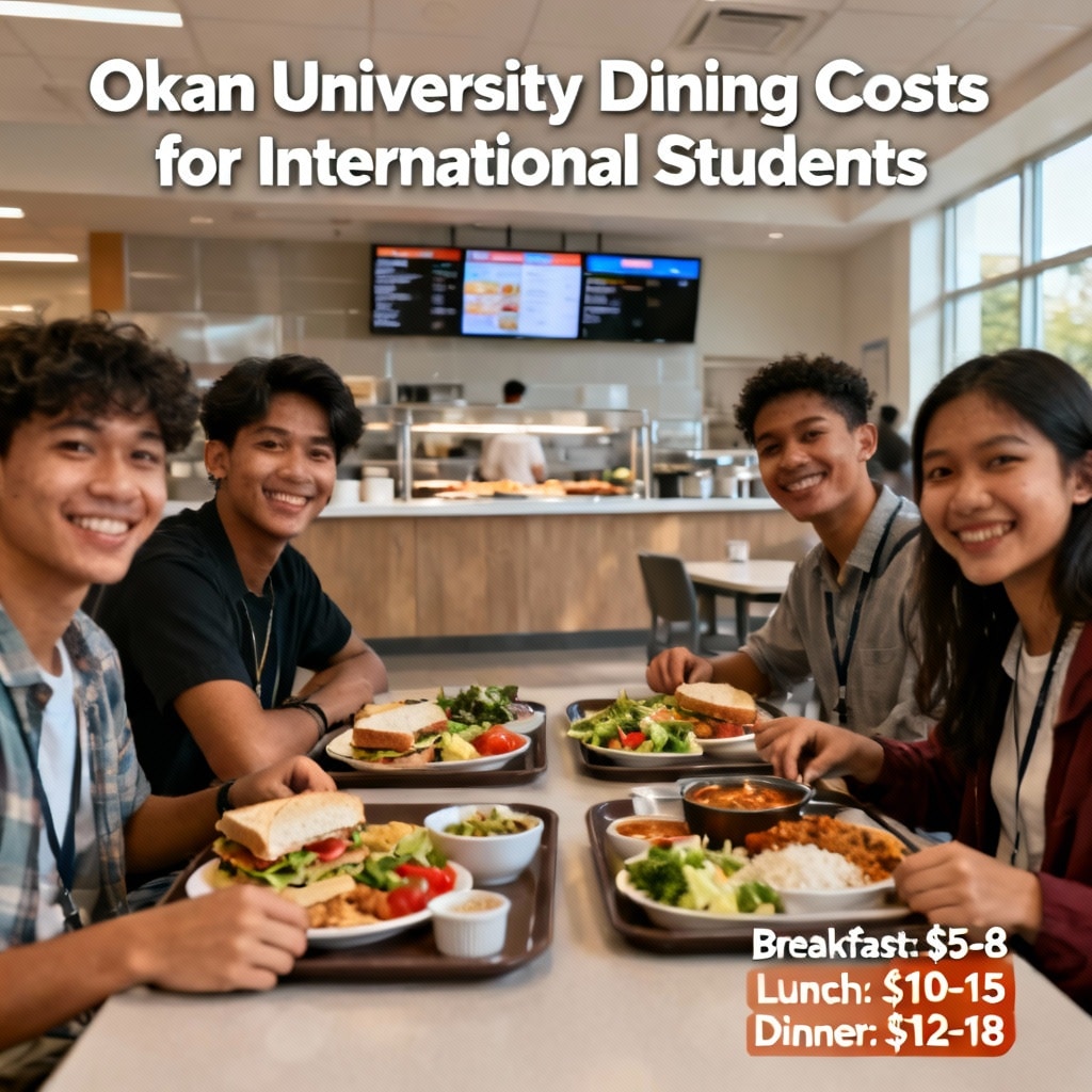Okan University food and dining costs for international students