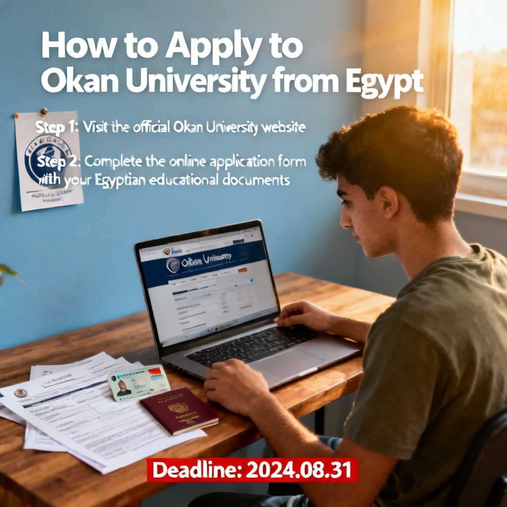 Okan University how to apply from Egypt