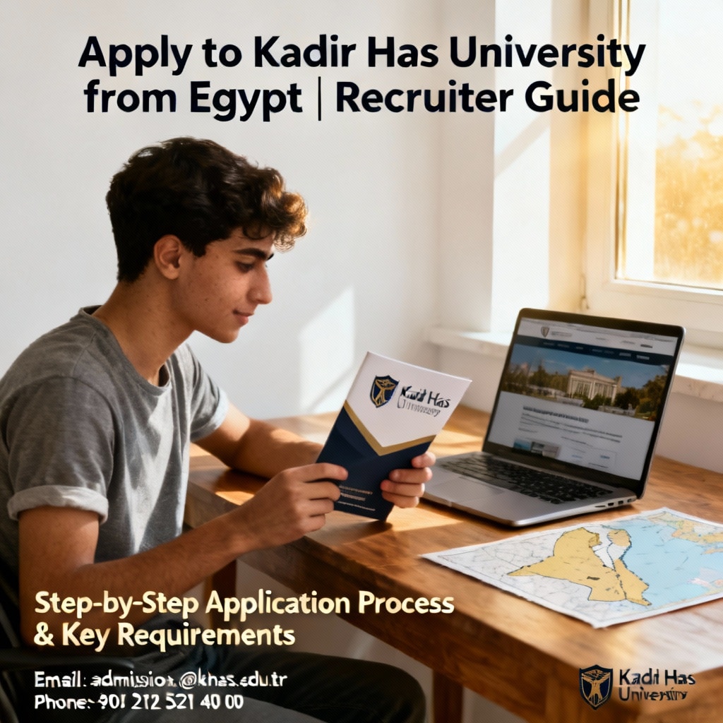 Kadir Has University how to apply from Egypt
