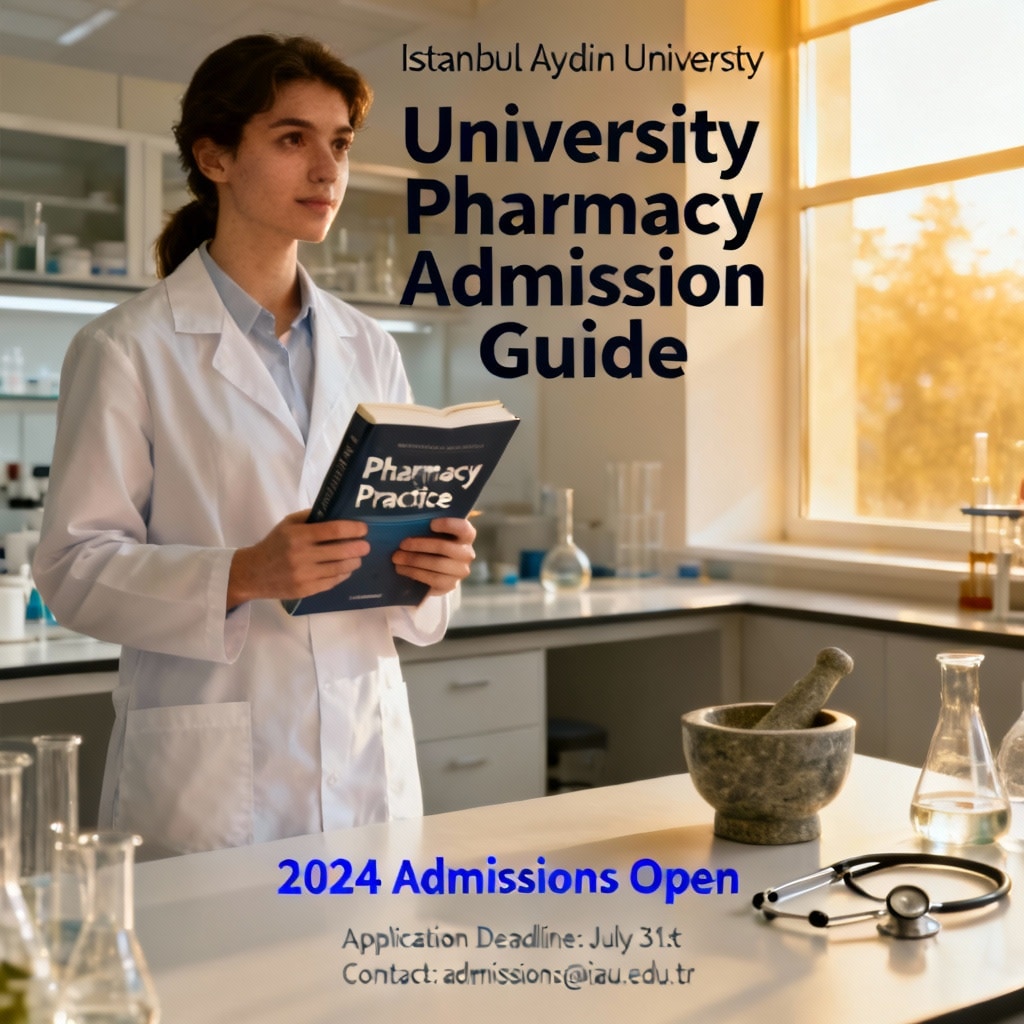 Istanbul Aydın University pharmacy admission guide
