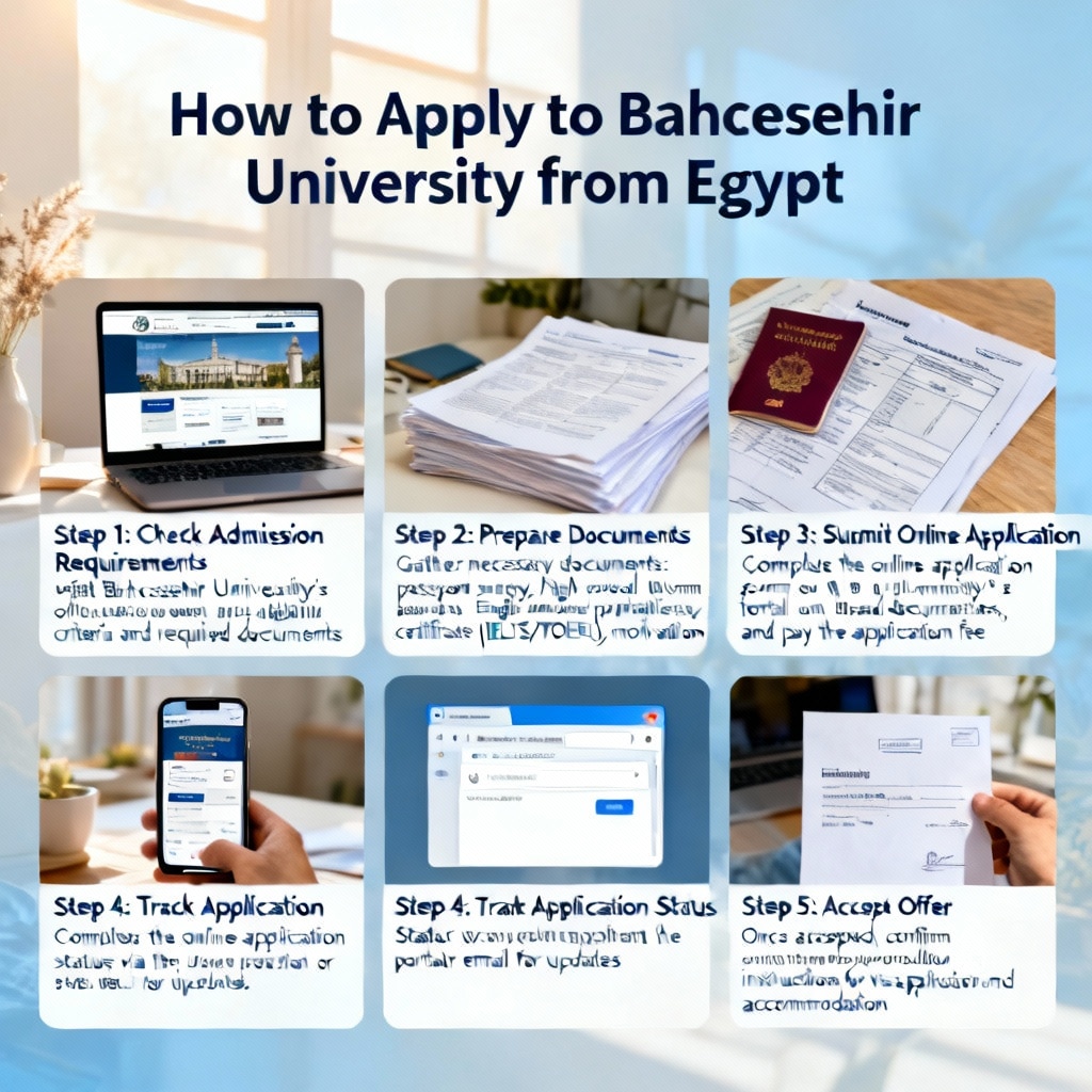 Bahçeşehir University how to apply from Egypt