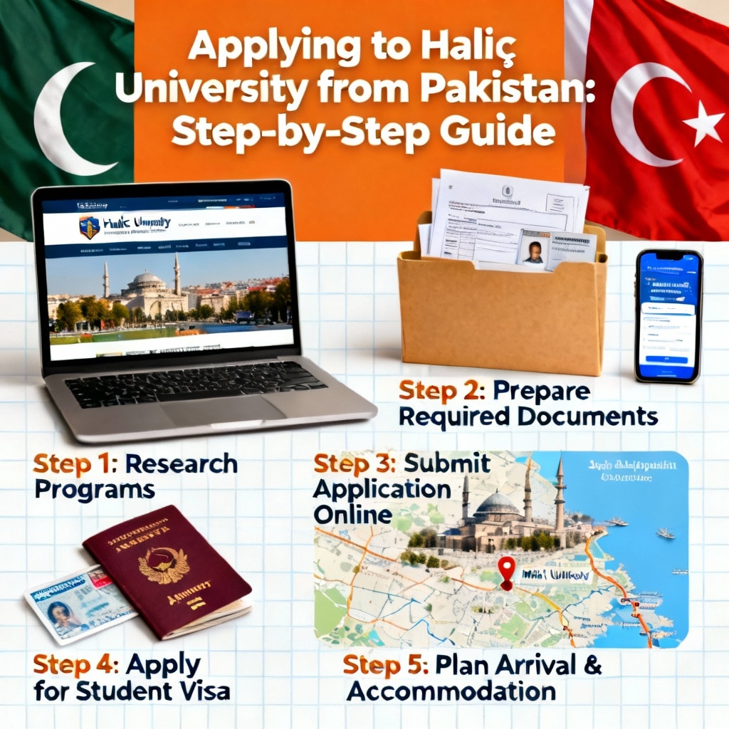 Haliç University how to apply from Pakistan for international students
