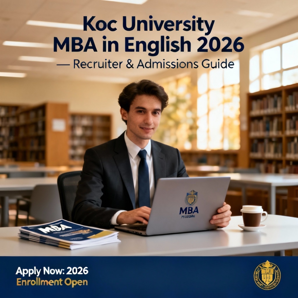 Koç University MBA in English 2026 guide