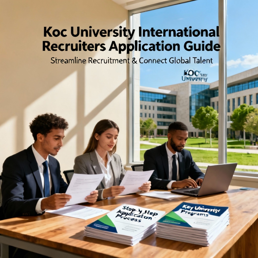 Koç University application process step by step for foreigners