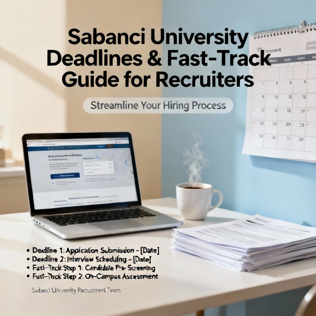 Sabancı University application deadlines fast-track options