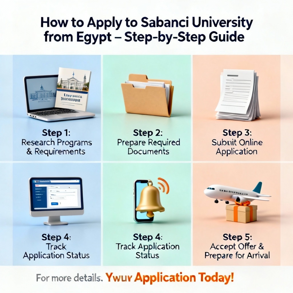 Sabancı University how to apply from Egypt
