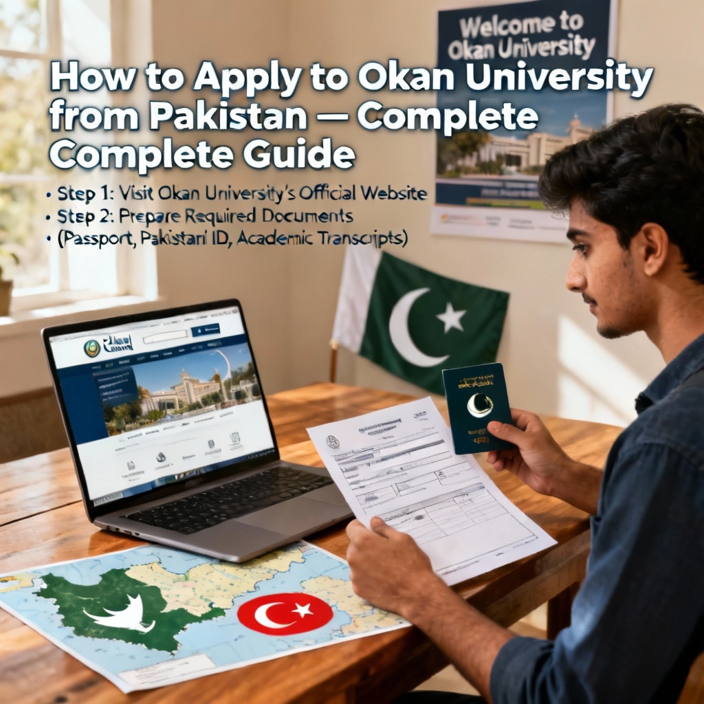 Okan University how to apply from Pakistan