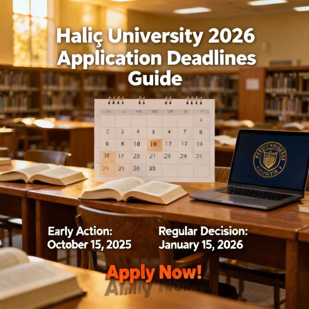 Haliç University application deadlines 2026 guide