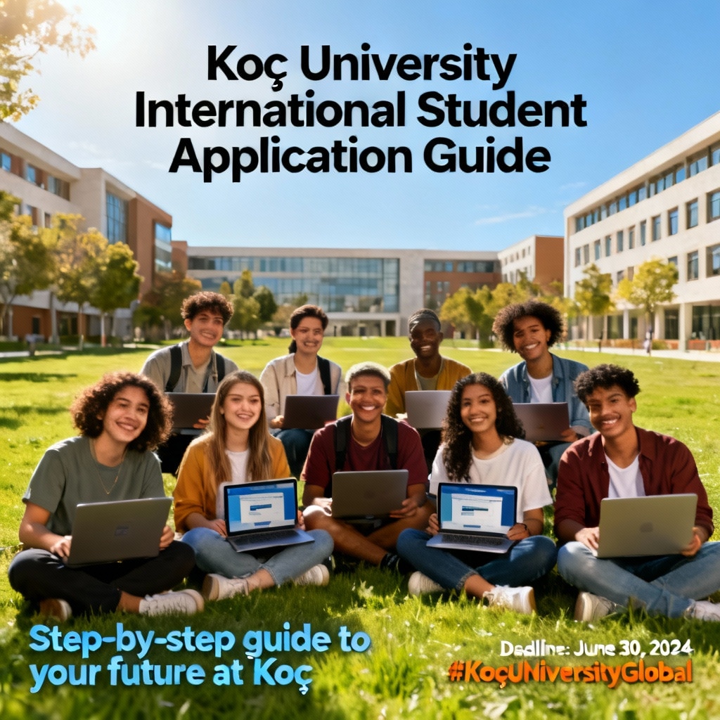 Koç University application process step by step for international students