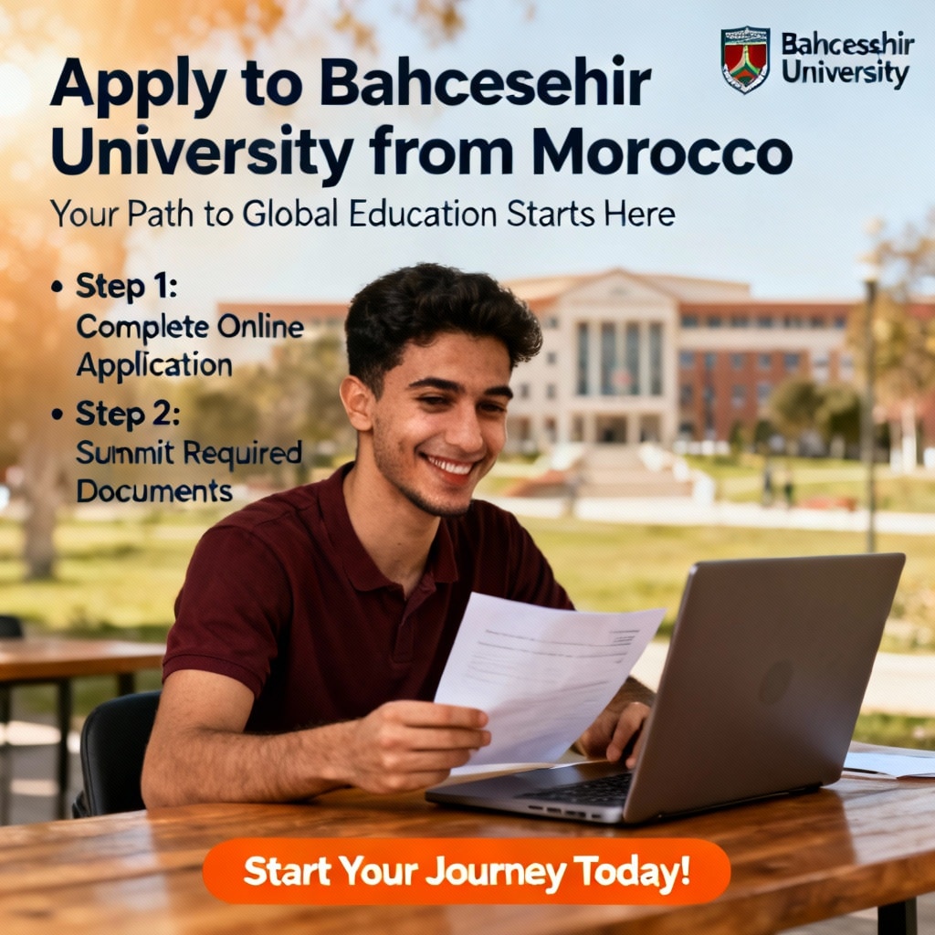 Bahçeşehir University how to apply from Morocco for international students