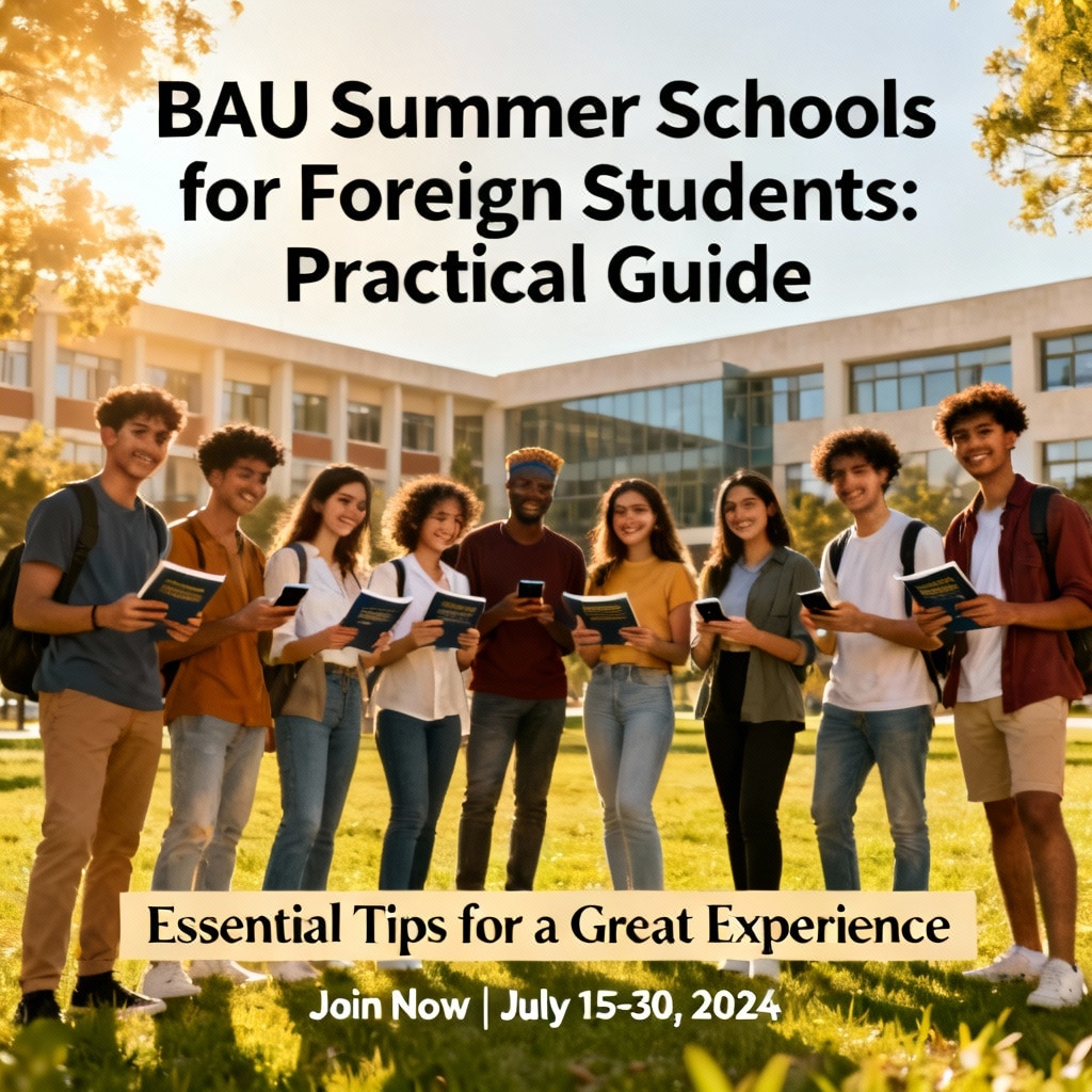 Bahçeşehir University summer schools for foreigners for foreigners