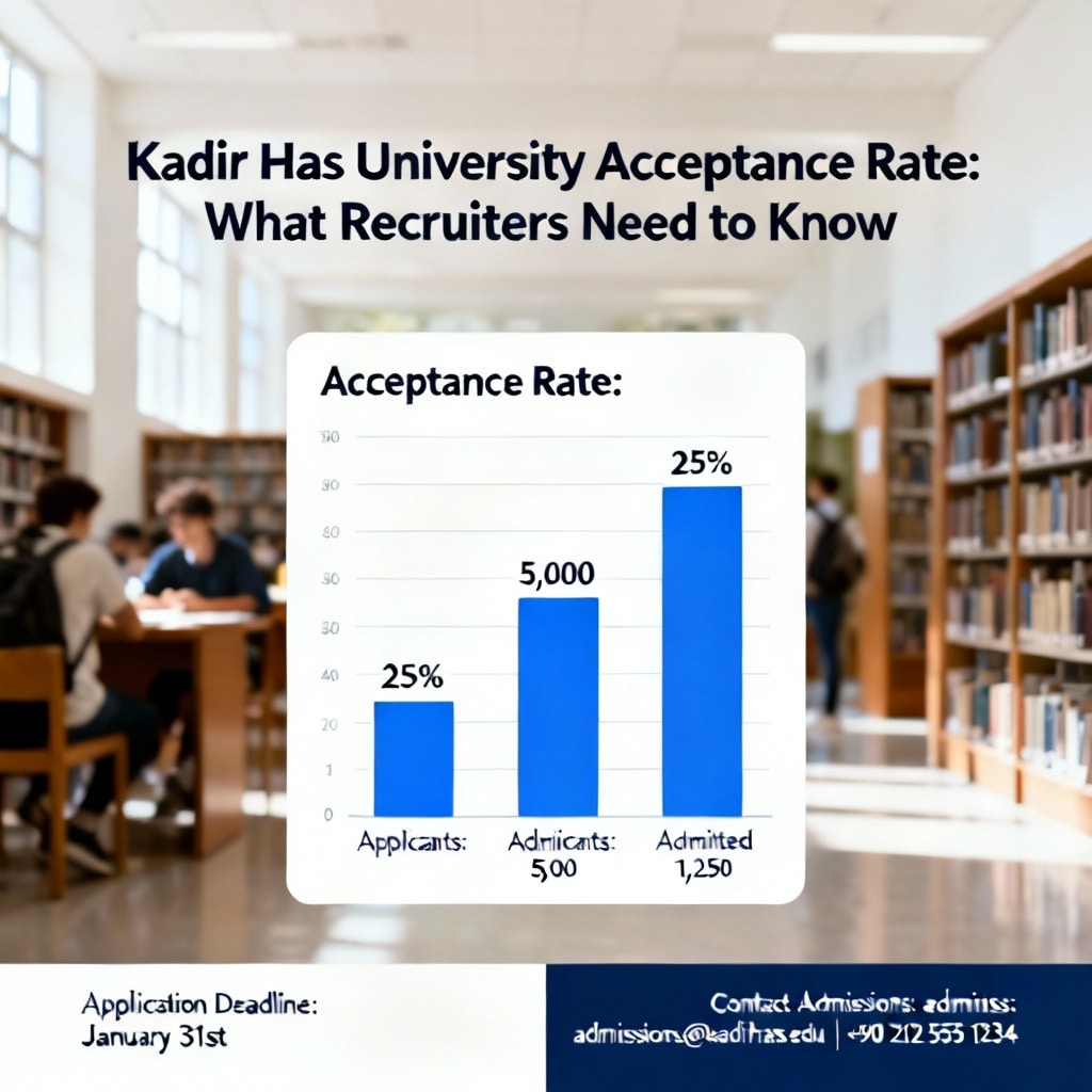 Kadir Has University acceptance rate