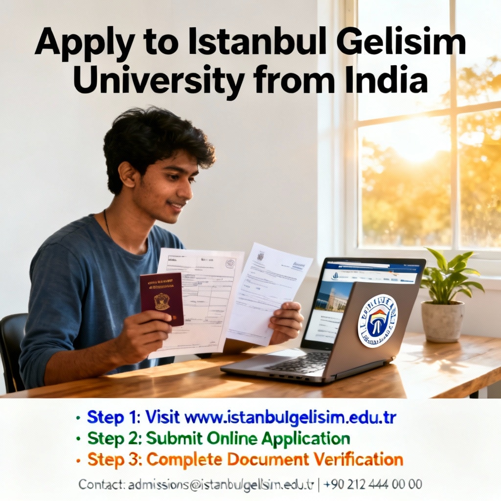 Istanbul Gelişim University how to apply from India