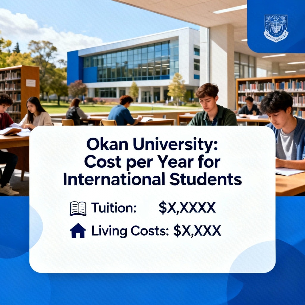 Okan University cost of study per year for foreigners