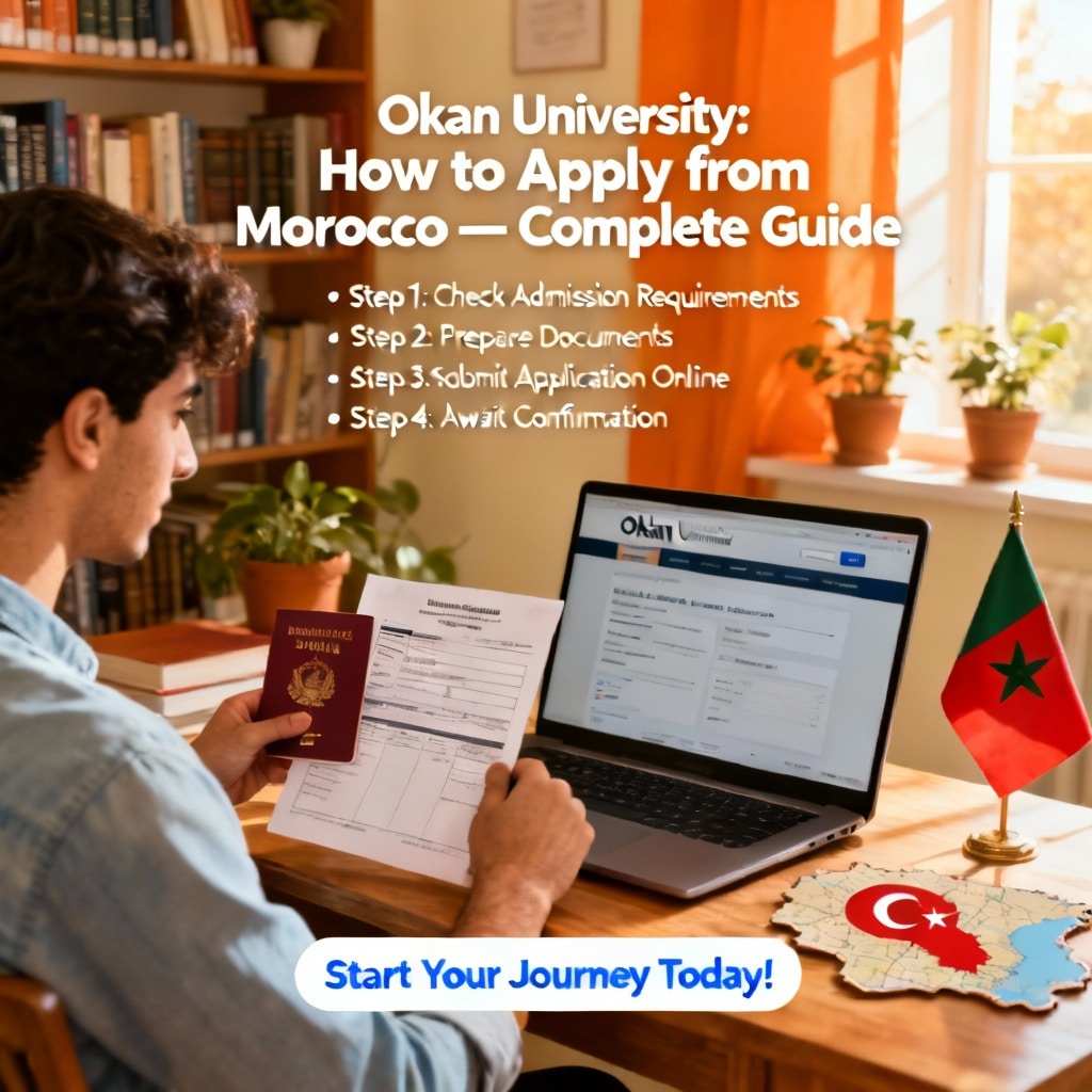 Okan University how to apply from Morocco