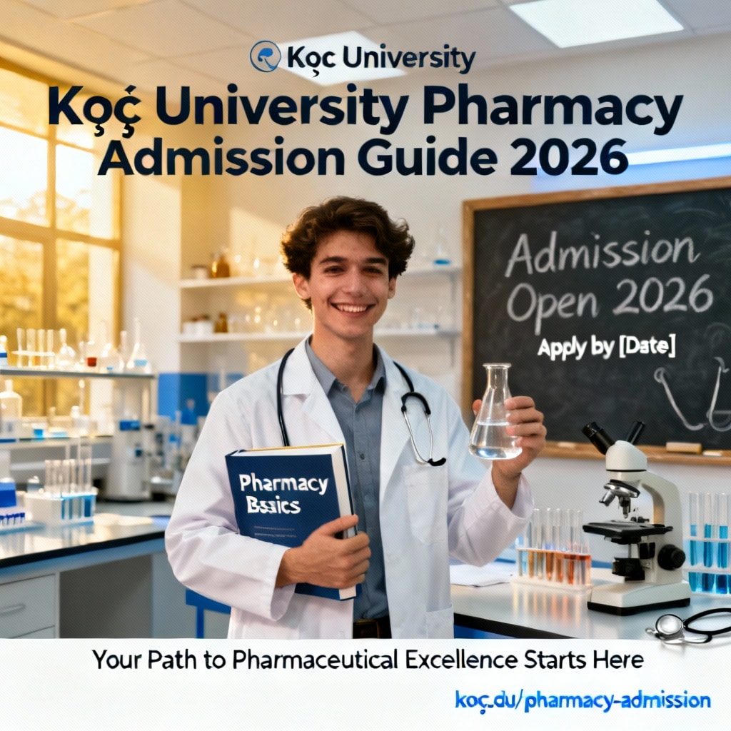 Koç University pharmacy admission guide 2026 guide