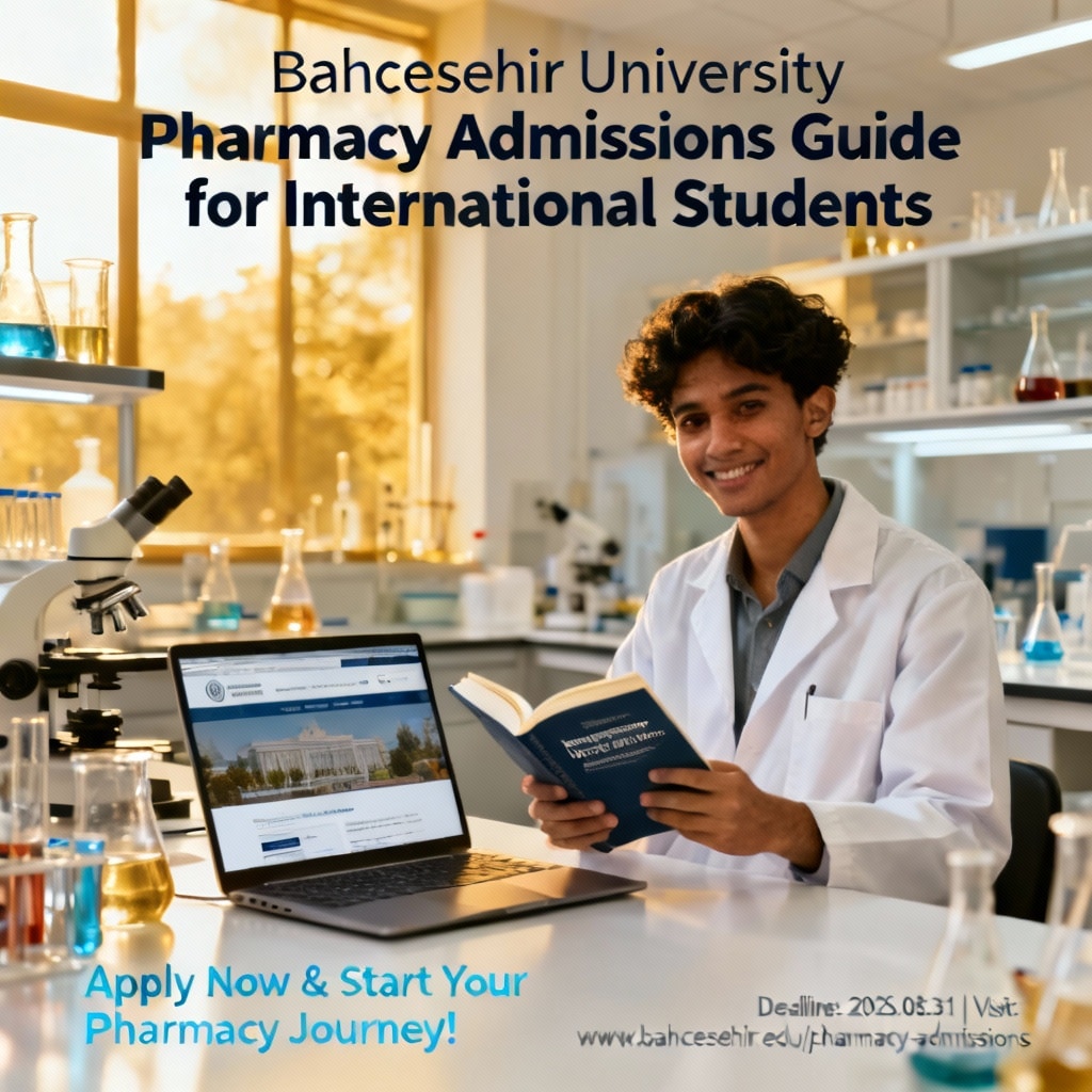 Bahçeşehir University pharmacy admission guide for foreigners