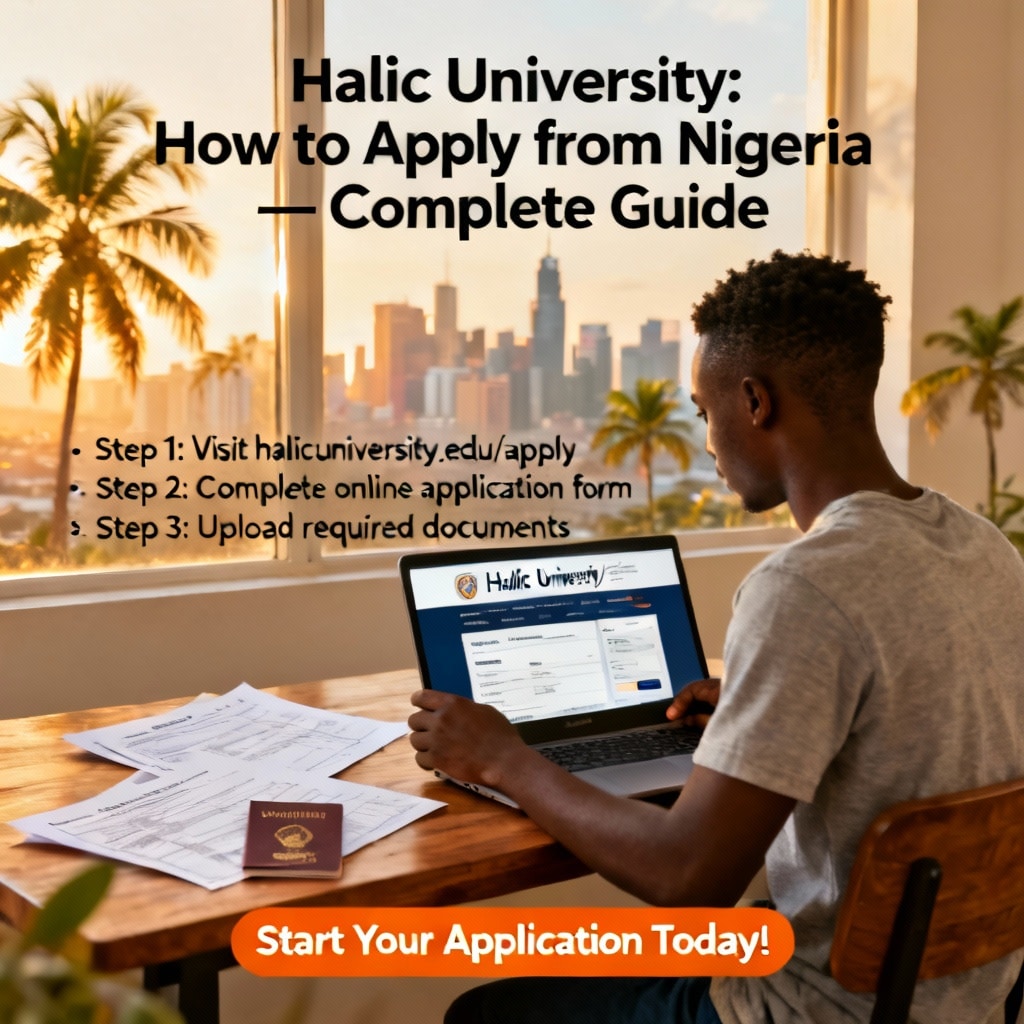 Haliç University how to apply from Nigeria