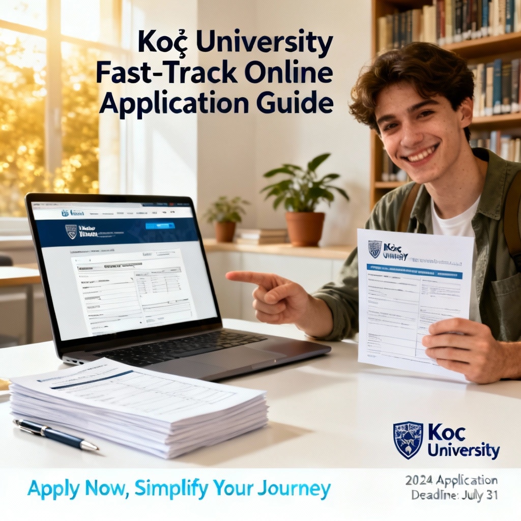 Koç University how to apply online fast-track options