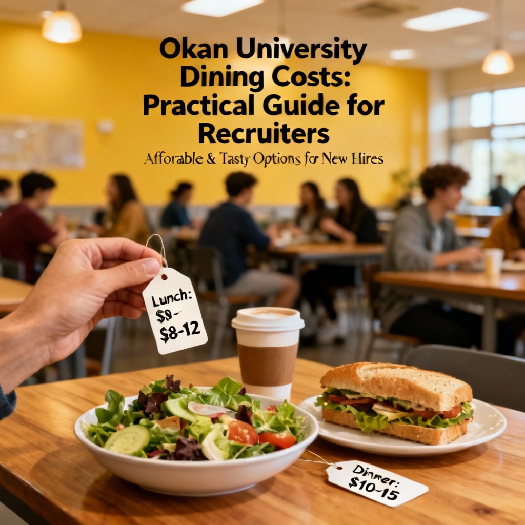 Okan University food and dining costs